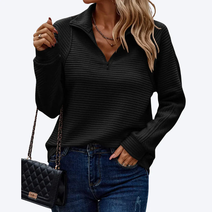 Elise | Pull élégant à col en V