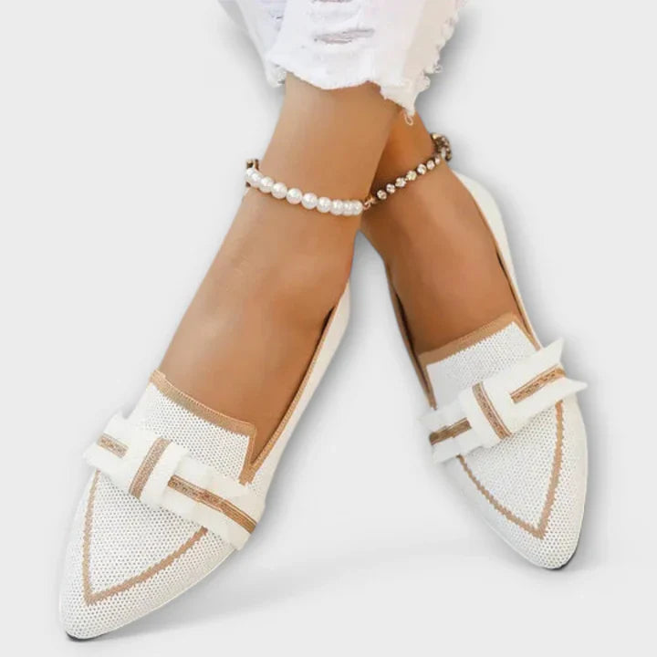 Chaussures Plates Pour Femmes à Motif Noué