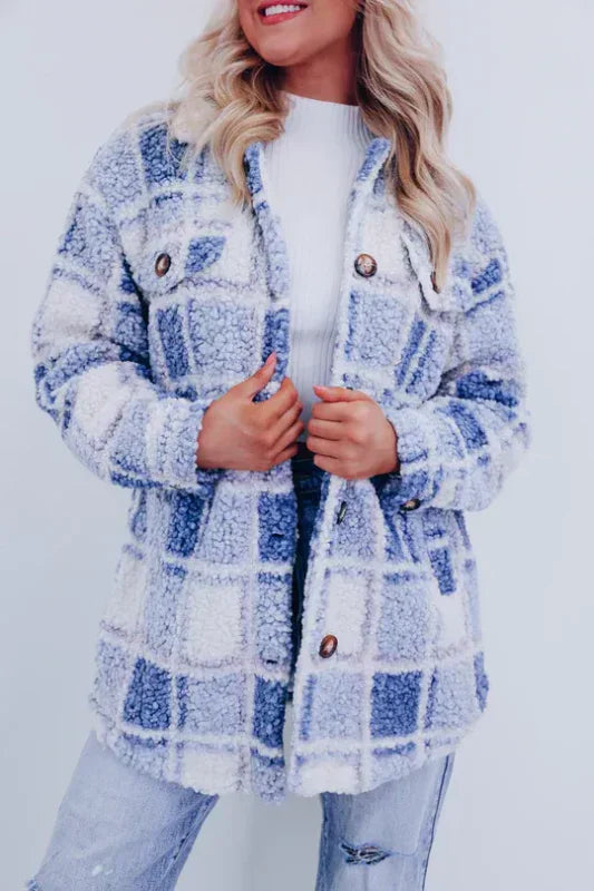 Giovana™ - Veste polaire à carreaux