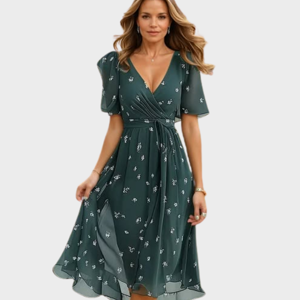 Ariane™ | Robe féminine à col en V
