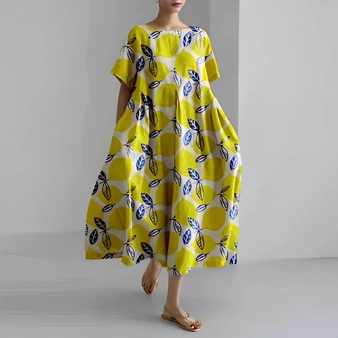 Amelia - Robe bohème avec fleurs