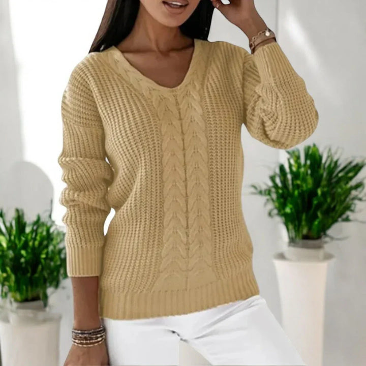 Elin - Pull tricoté classique