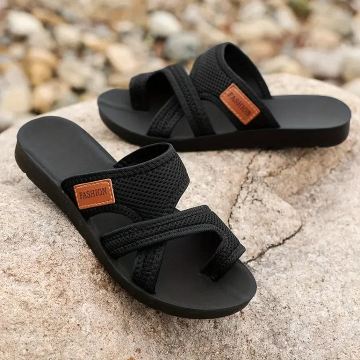 Celia™ | Sandales à Enfiler en Maille Perforée