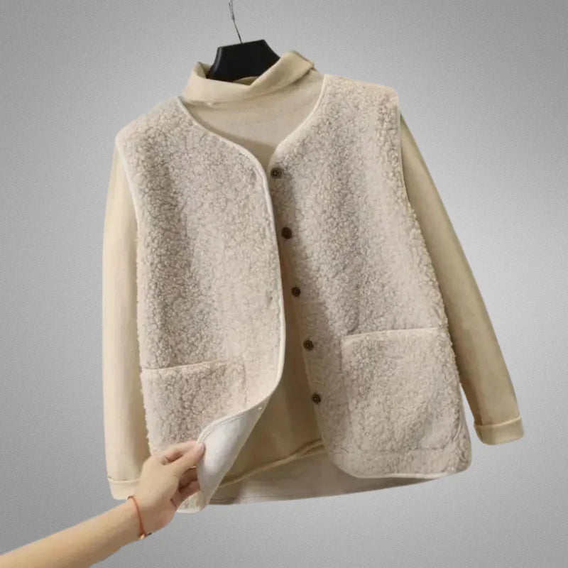 Gilet en laine d'agneau Portofina