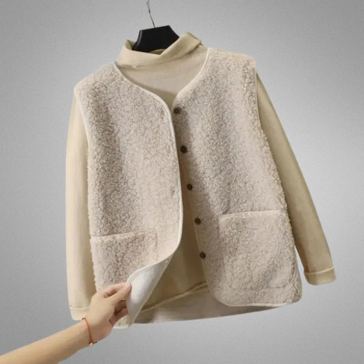 Gilet en laine d'agneau Portofina