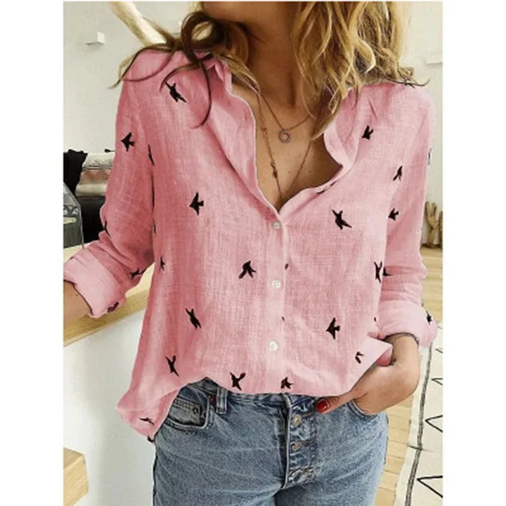 Charlotte | Chemise Lin Coton Élégante Femme