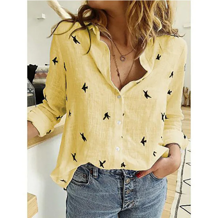 Charlotte | Chemise Lin Coton Élégante Femme