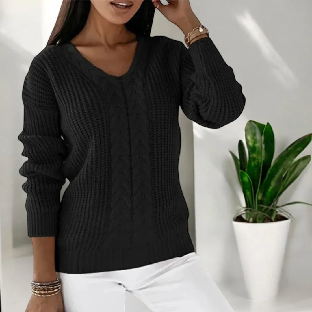 Elin - Pull tricoté classique