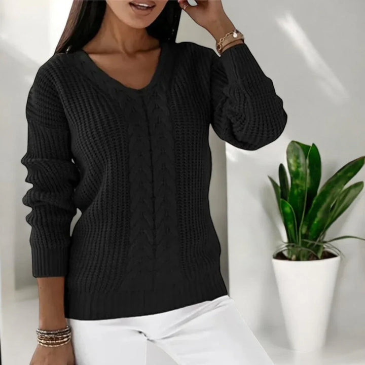 Elin - Pull tricoté classique