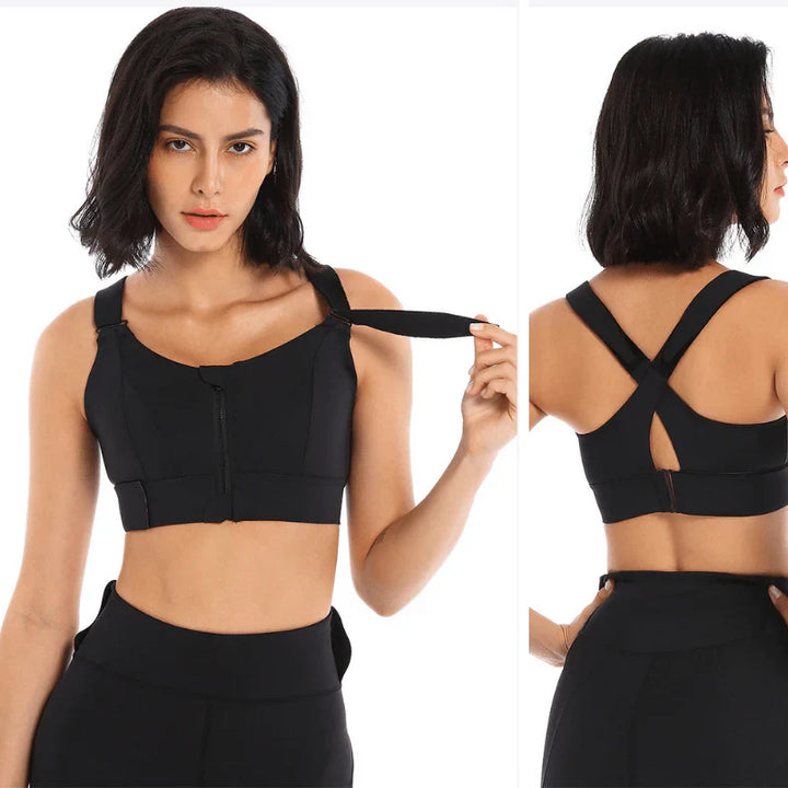 Soutien-gorge De Sport À Absorbeur De Chocs À Haute Résistance À L'impact Avec Bretelles Réglables