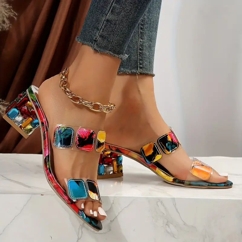 Chiara™ – Sandales colorées à double bride