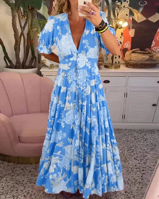 Eliora - Robe longue élégante et ajustable
