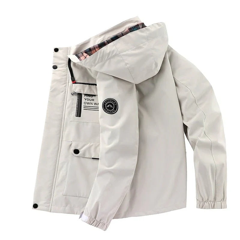 Vogue™ - Veste D'extérieur Confortable Coupe-vent Et Imperméable