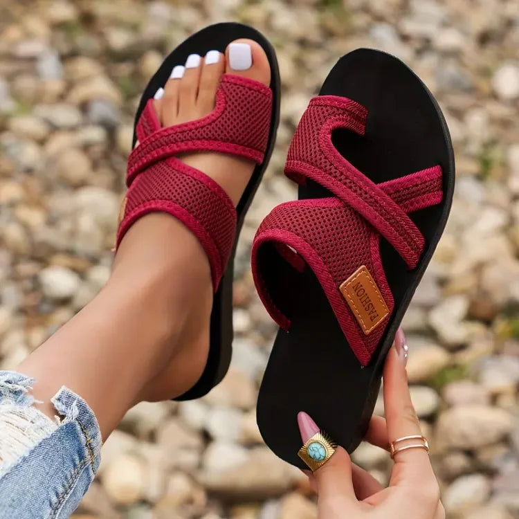 Celia™ | Sandales à Enfiler en Maille Perforée