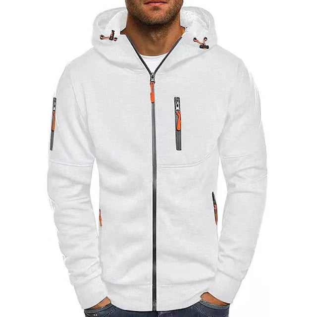 Terzo - Sweat À Capuche Zippé Décontracté