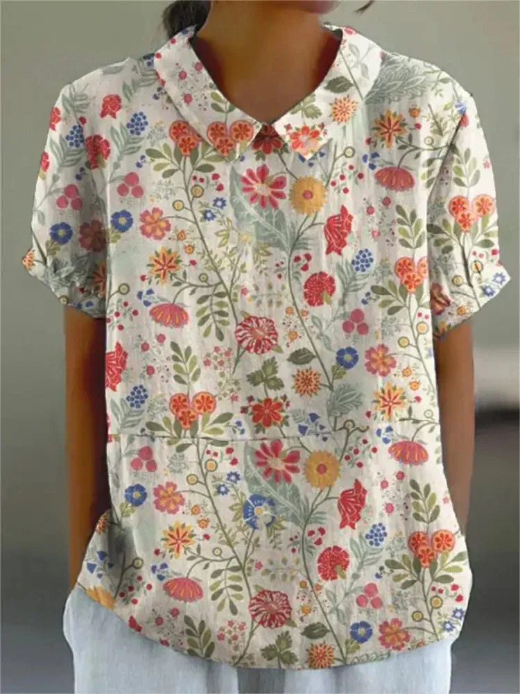 KARLA™ | BLOUSE FLORALE ÉLÉGANTE