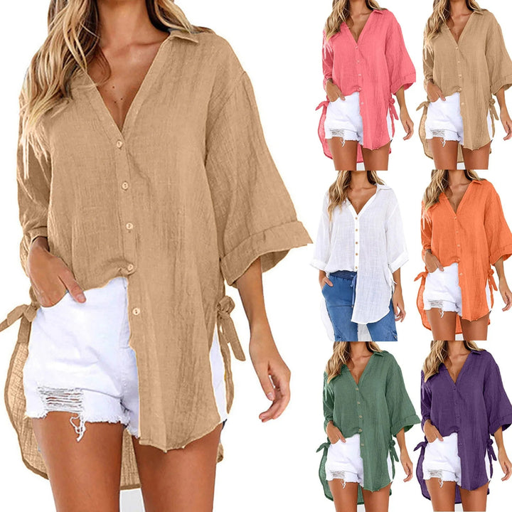 Amelia | Chemise Coton Lin Femme