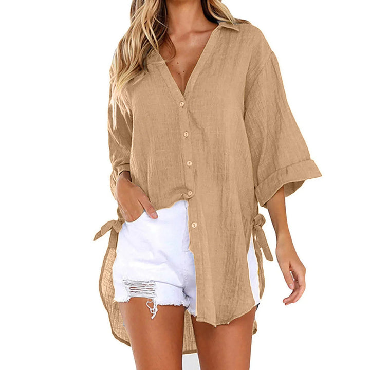 Amelia | Chemise Coton Lin Femme