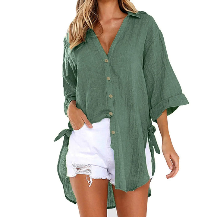 Amelia | Chemise Coton Lin Femme