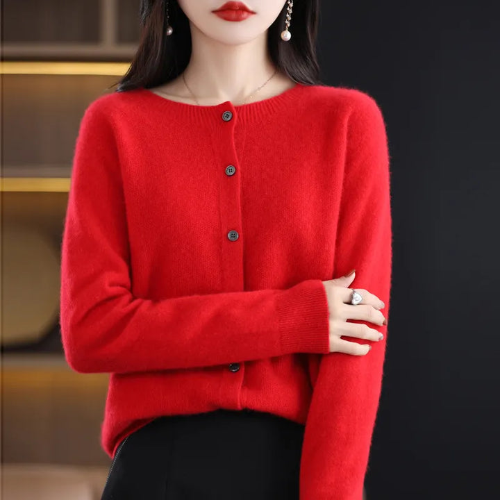 Annika - Cardigan doux, chaud et élégant