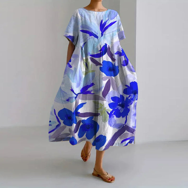 VALENTINE | Robe fleurie d'été avec une coupe flatteuse et une liberté de mouvement