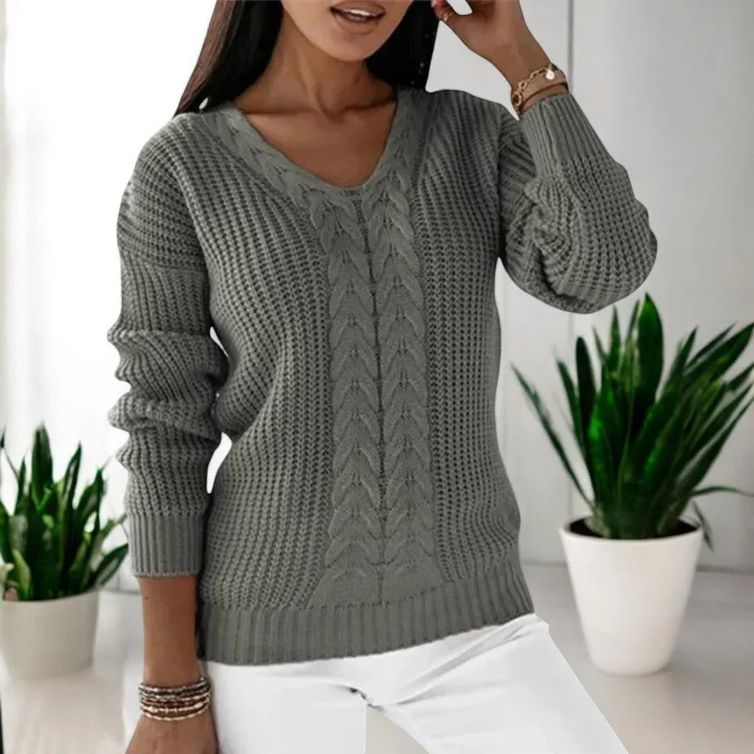 Elin - Pull tricoté classique
