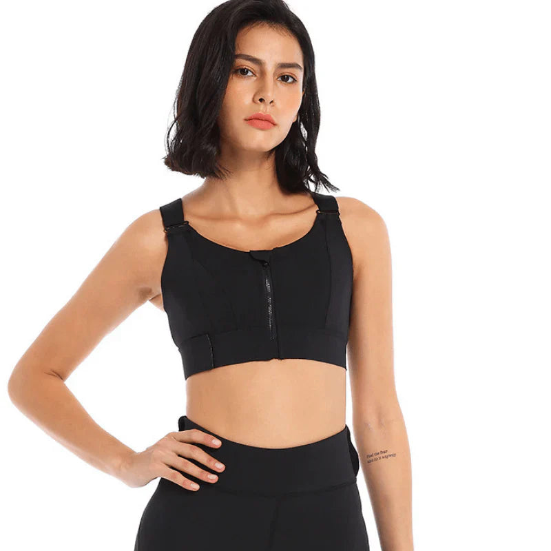 Soutien-gorge De Sport À Absorbeur De Chocs À Haute Résistance À L'impact Avec Bretelles Réglables
