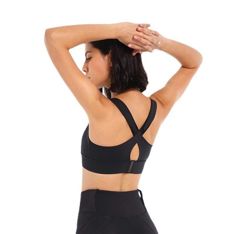 Soutien-gorge De Sport À Absorbeur De Chocs À Haute Résistance À L'impact Avec Bretelles Réglables