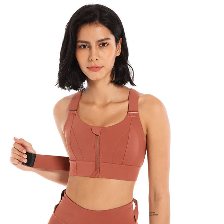Soutien-gorge De Sport À Absorbeur De Chocs À Haute Résistance À L'impact Avec Bretelles Réglables