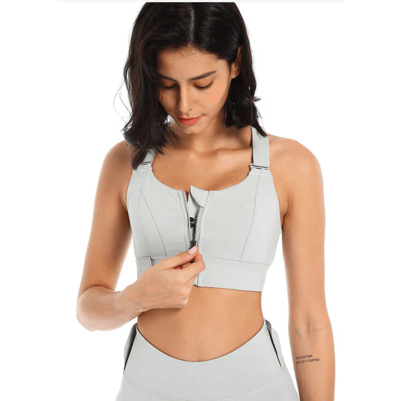 Soutien-gorge De Sport À Absorbeur De Chocs À Haute Résistance À L'impact Avec Bretelles Réglables