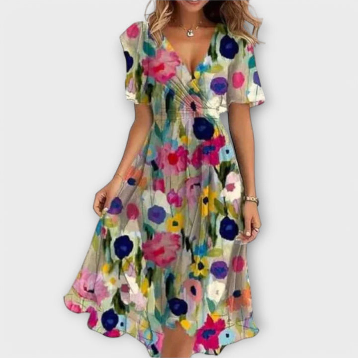 Ariane™ | Robe féminine à col en V