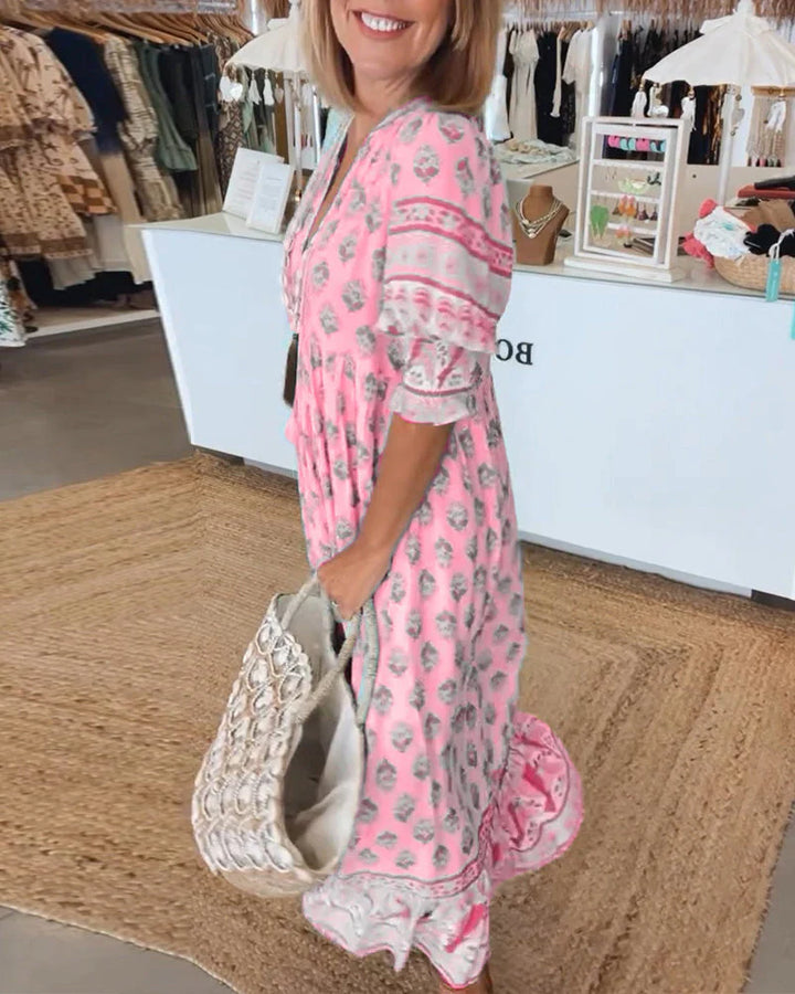 Fabiola - Robe printanière radieuse