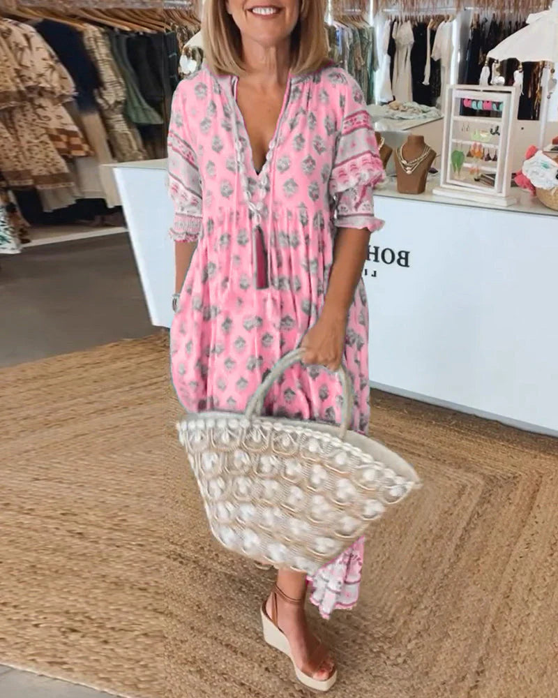 Fabiola - Robe printanière radieuse