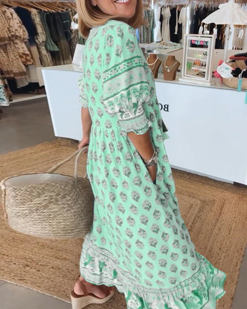 Fabiola - Robe printanière radieuse