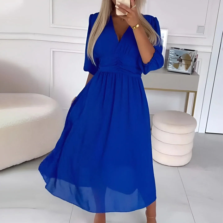 Sasha™ | Robe midi chic et intemporelle