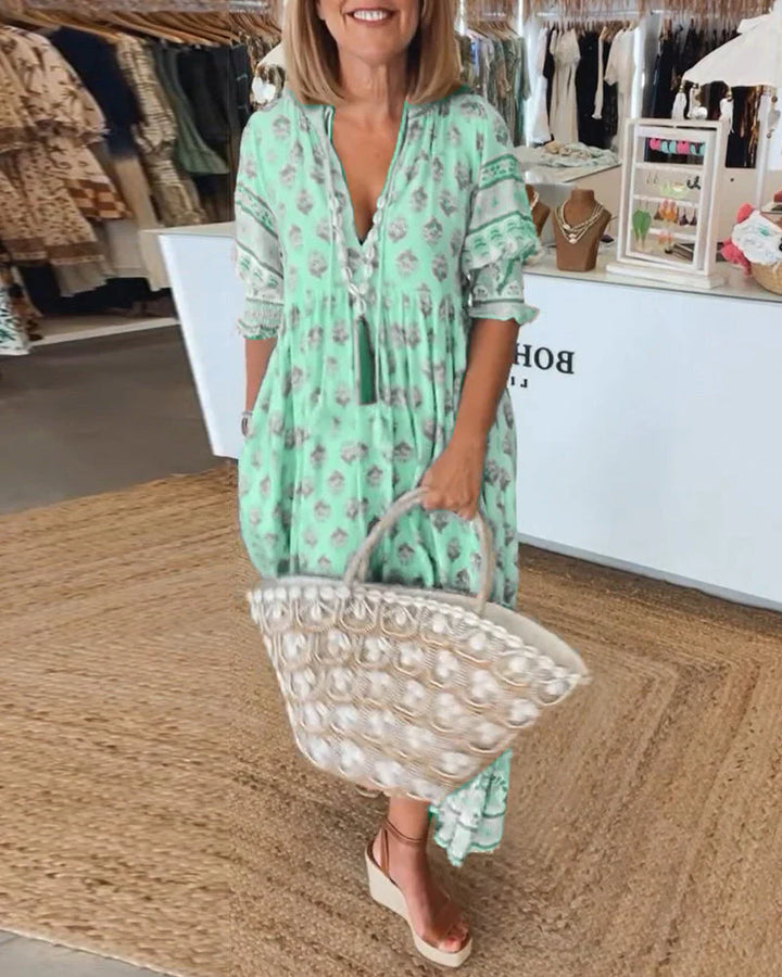Fabiola - Robe printanière radieuse