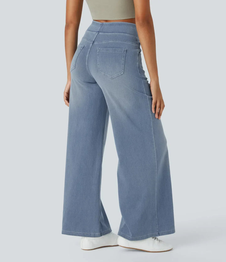 Evie | Pantalon confortable à taille haute et élastique