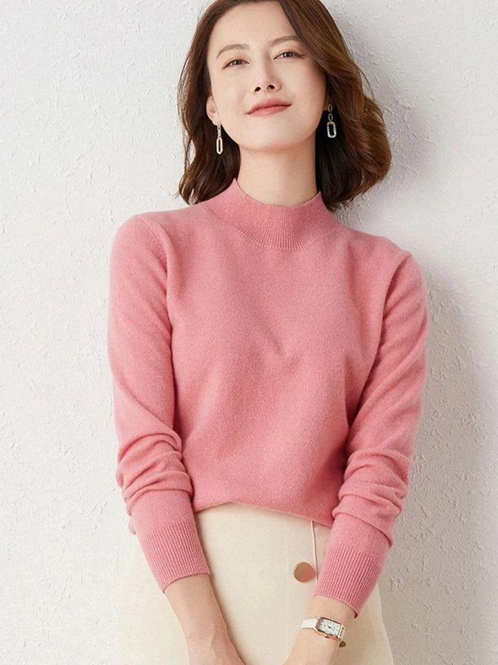 SoftLuxe | Pull à col roulé en cachemire pour femmes