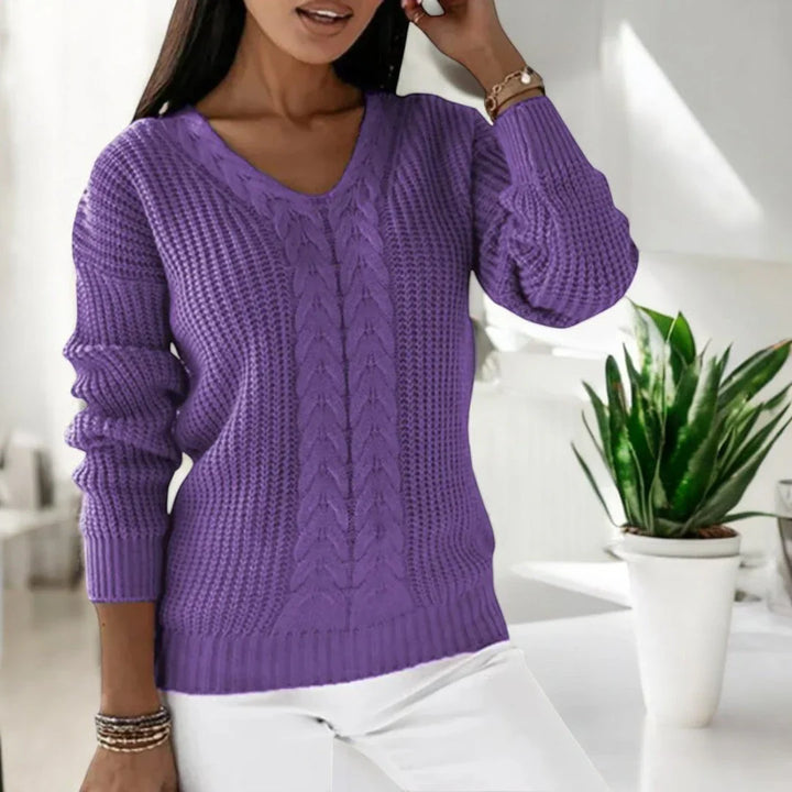 Elin - Pull tricoté classique