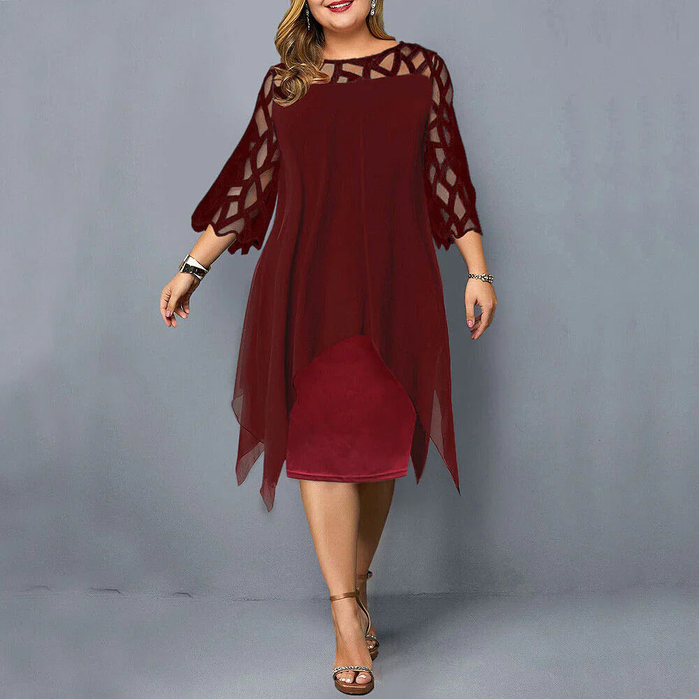 Abelone | Elegant Oversized Midi Dress
