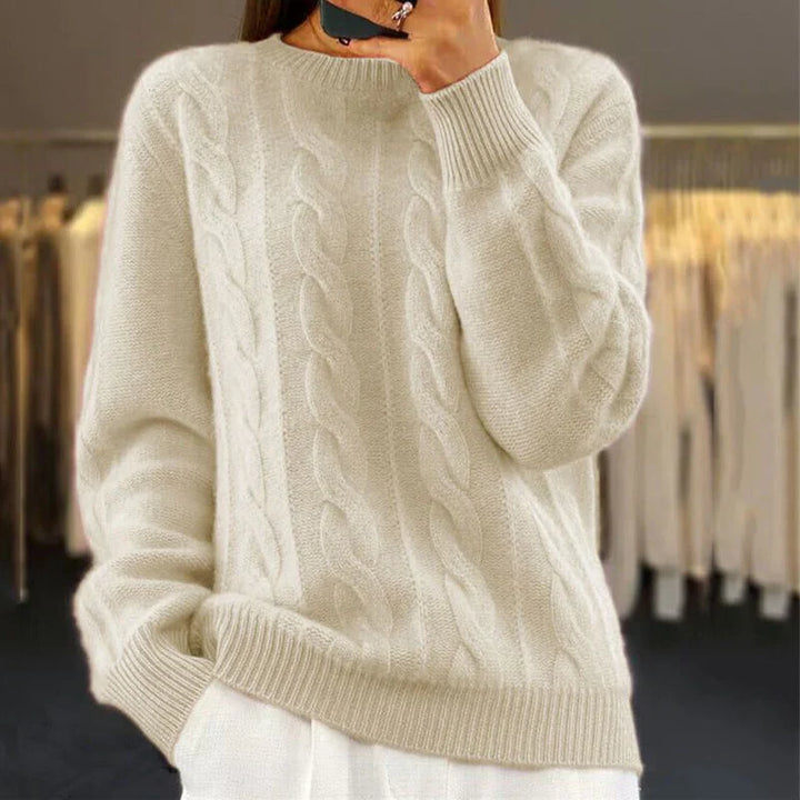 Pull tricoté confortable et chic