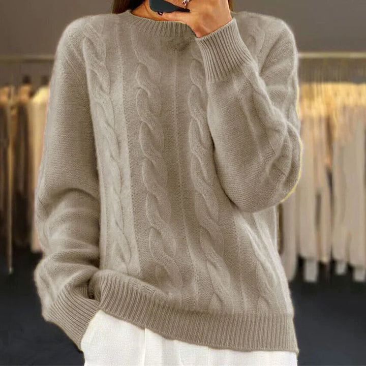 Pull tricoté confortable et chic