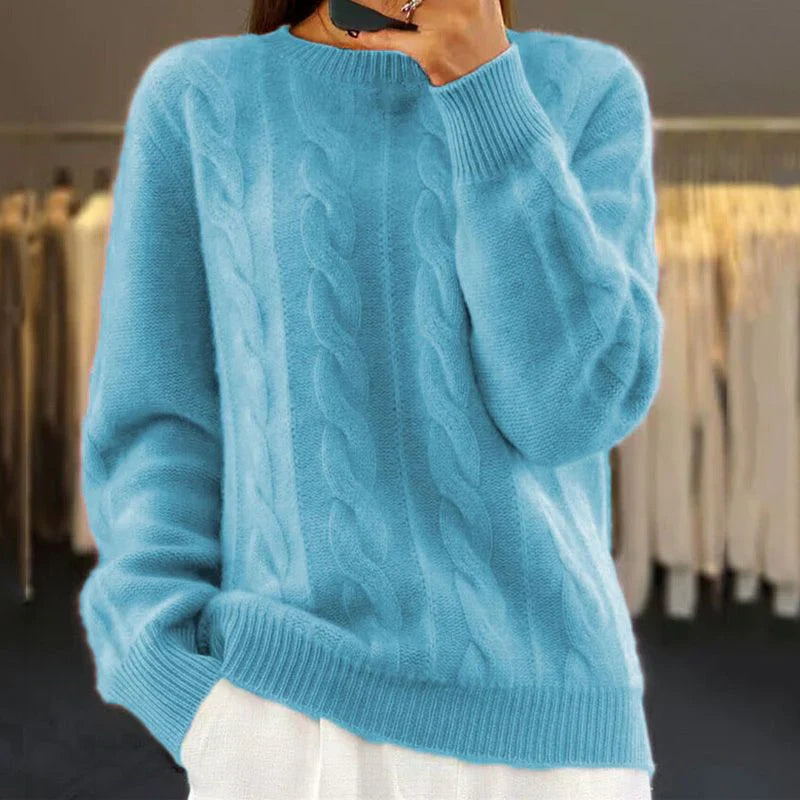 Pull tricoté confortable et chic