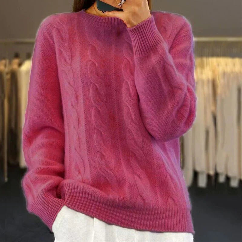 Pull tricoté confortable et chic