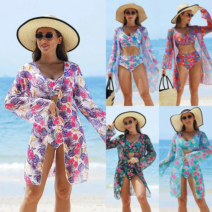 Thalya – Bikini 3 pièces avec tunique légère